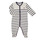 Clothing Children Sleepsuits Petit Bateau LOUDRE White / Marine