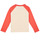 Clothing Boy Long sleeved tee-shirts Petit Bateau LOCAS White / Orange