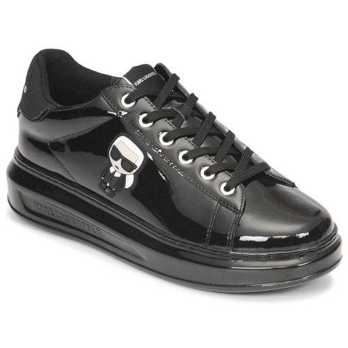 Shoes Women Low top trainers Karl Lagerfeld KAPRI Ikon Shine Lo Unlined Black