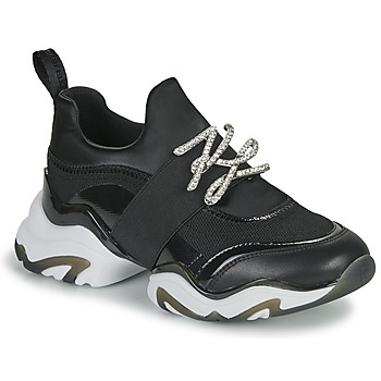 Shoes Women Low top trainers Karl Lagerfeld GEMINI Sock Runner Lo Black