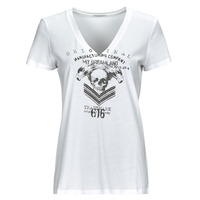 Clothing Women Short-sleeved t-shirts Ikks BX10575 White