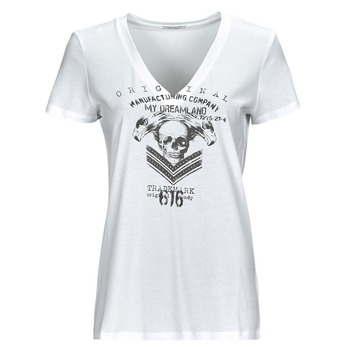 Clothing Women Short-sleeved t-shirts Ikks BX10575 White