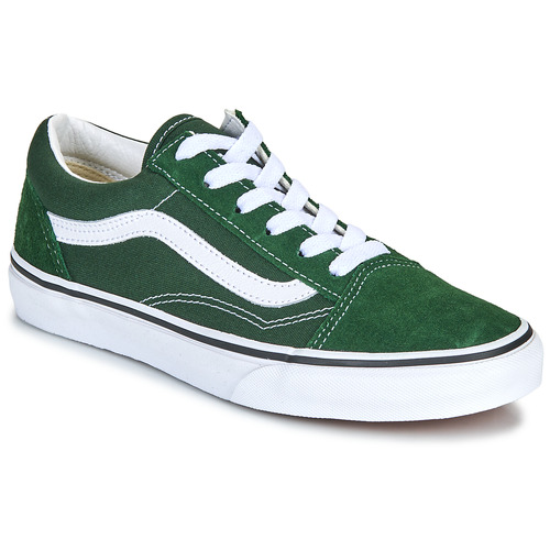 Shoes Children Low top trainers Vans JN Old Skool Green