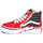 Shoes Boy Hi top trainers Vans SK8-Hi Bolt Black / Red
