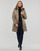 Clothing Women Duffel coats Geox W3626H-T2655-F6050 Taupe