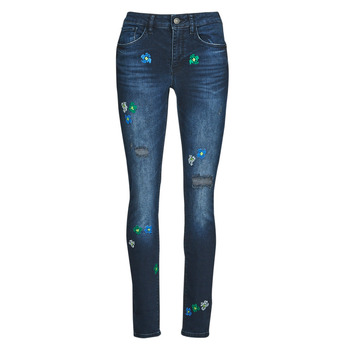 Clothing Women Straight jeans Desigual DENIM BRUSELAS Blue / Medium