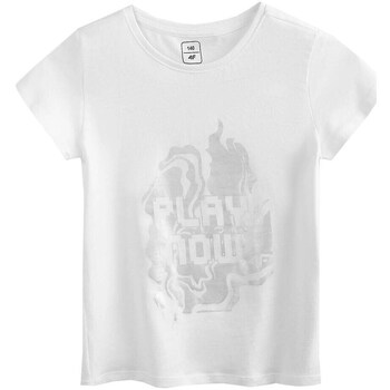 Clothing Girl Short-sleeved t-shirts 4F JTSD204 White