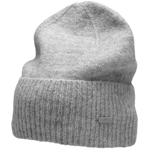 Clothes accessories Women Hats / Beanies / Bobble hats 4F CAD012 Grey