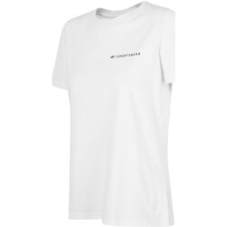 Clothing Women Short-sleeved t-shirts 4F TSD025 White