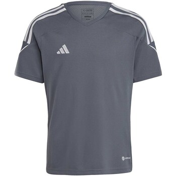 Clothing Boy Short-sleeved t-shirts adidas Originals Tiro 23 League JR Grey