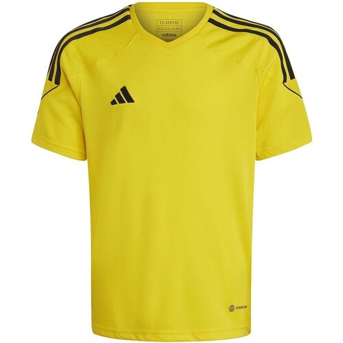 Clothing Boy Short-sleeved t-shirts adidas Originals Tiro 23 League JR Yellow