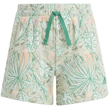 Clothing Girl Cropped trousers adidas Originals Sum Allover Print JR Green