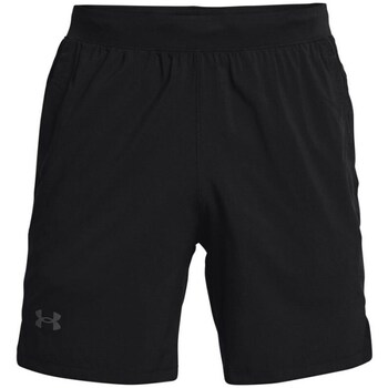Clothing Men Cropped trousers Under Armour Launch 7 Black