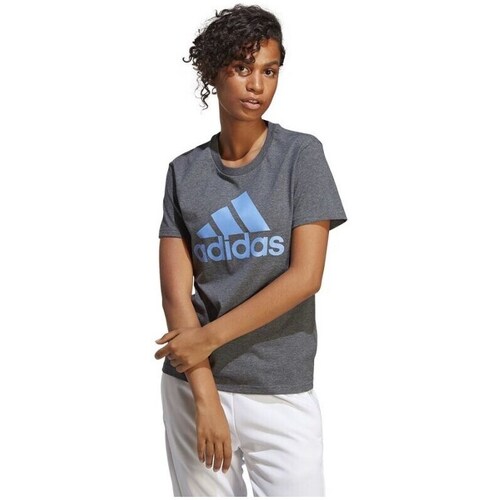 Clothing Women Short-sleeved t-shirts adidas Originals Big Logo Grey