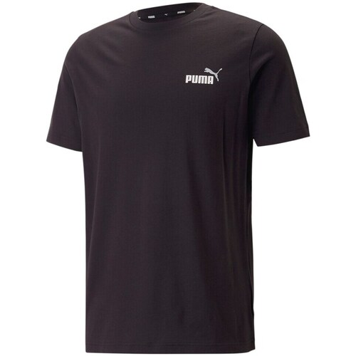 Clothing Men Short-sleeved t-shirts Puma Ess 2 Col Small Logo Black