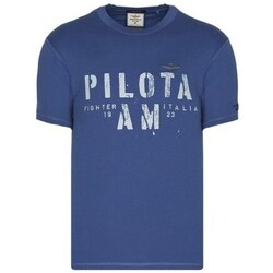 Clothing Men Short-sleeved t-shirts Aeronautica Militare TS2092J53821263 Blue, White