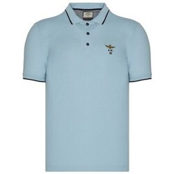 Clothing Men Short-sleeved t-shirts Aeronautica Militare PO1308P8221264 Black, Light blue