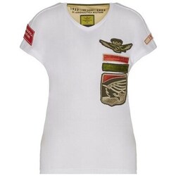Clothing Women Short-sleeved t-shirts Aeronautica Militare TS2060DJ51073009 White