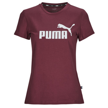 Clothing Women Short-sleeved t-shirts Puma ESS LOGO TEE (S) Mauve
