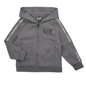 Clothing Boy Sweaters Emporio Armani EA7 LOGO SERIES SWEATSHIRT Grey