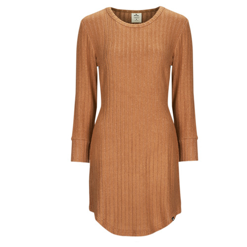 Clothing Women Short Dresses Rip Curl NEW COSY DRESS Brown