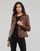 Clothing Women Leather jackets / Imitation leather Oakwood VIDEO Chocolate