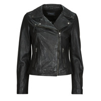 Clothing Women Leather jackets / Imitation leather Oakwood CLIPS Black