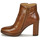 Shoes Women Ankle boots NeroGiardini MAGNUM Cognac