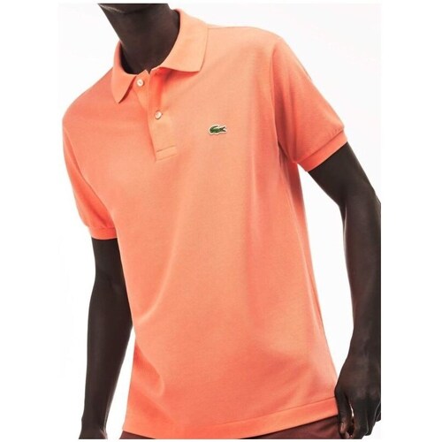 Clothing Men Short-sleeved t-shirts Lacoste D121200NU1 Orange