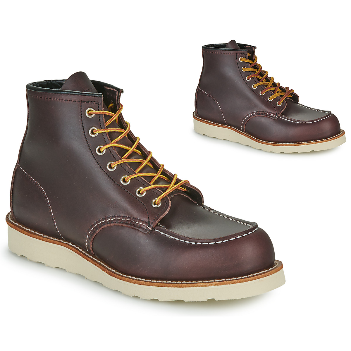 Red Wing Moc Toe Brown