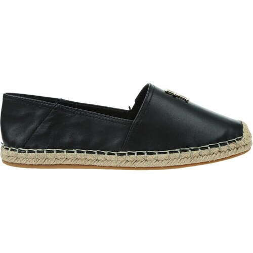 Shoes Women Espadrilles Tommy Hilfiger Essential Leather Black