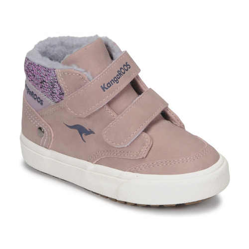 Shoes Girl Hi top trainers Kangaroos KaVu Primo V Pink / Purple