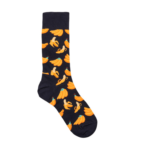 Happy socks BANANA Multicolour - Free delivery  Spartoo UK ! - Shoe  accessories High socks £ 8.49