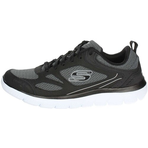 Shoes Men Low top trainers Skechers 52812BKW Grey, Black