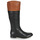 Shoes Women High boots Lauren Ralph Lauren JUSTINE-BOOTS-TALL BOOT Black / Cognac