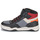 Shoes Boy Hi top trainers Geox J PERTH BOY F Black / Grey / Orange
