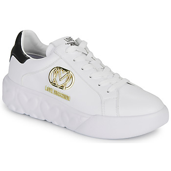 Shoes Women Low top trainers Love Moschino HEART LOVE White