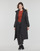 Clothing Women Duffel coats Superdry FUJI HOODED LONGLINE PUFFER Black