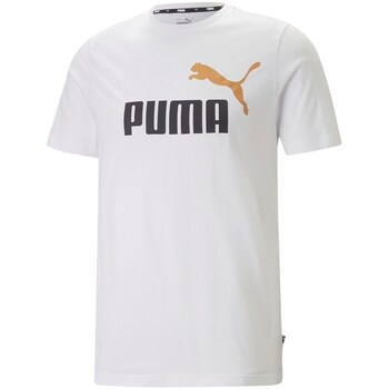 Clothing Men Short-sleeved t-shirts Puma 586759 58 White