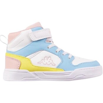Shoes Children Mid boots Kappa Lineup JR White, Pink, Light blue