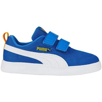 Shoes Children Low top trainers Puma Courtflex V2 Mesh V PS JR Blue
