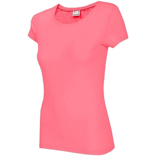 Clothing Women Short-sleeved t-shirts 4F TSD350 Pink