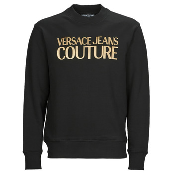 Clothing Men Sweaters Versace Jeans Couture GAIT01 Black / Gold