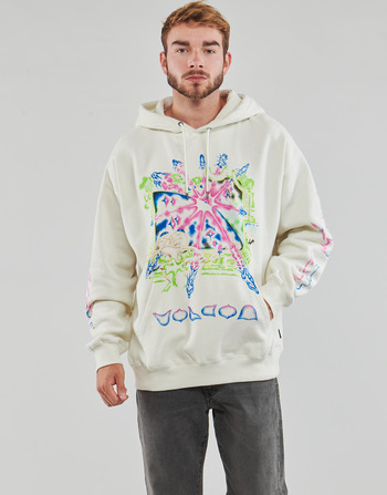Clothing Men Sweaters Volcom FA RYSER PO White / Multicolour