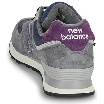 New Balance 574 Grey / Blue / Bordeaux