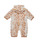 Clothing Children Jumpsuits / Dungarees Patagonia BABY REVERSIBLE DOWN SWEATER HOODY Beige