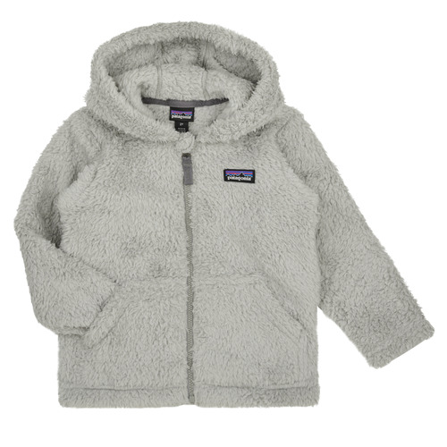 Clothing Children Jackets Patagonia BABY FURRY FRIENDS HOODY Grey
