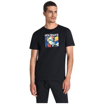 Clothing Men Short-sleeved t-shirts Antony Morato MMKS02090900 Black