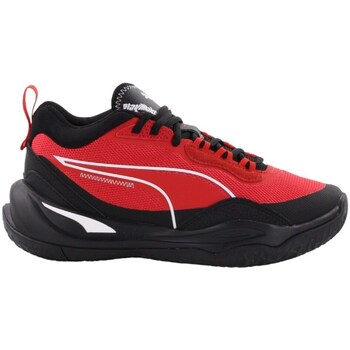 Shoes Children Low top trainers Puma Playmaker JR High Risk Black, Red