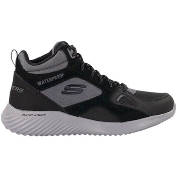 Shoes Men Mid boots Skechers Bounderblast Grey, Black